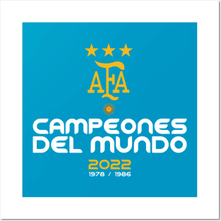 AFA Campeones del Mundo Posters and Art